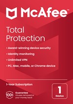McAfee Total Protection 1 Gerät