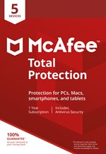 McAfee Total Protection 5 devices
