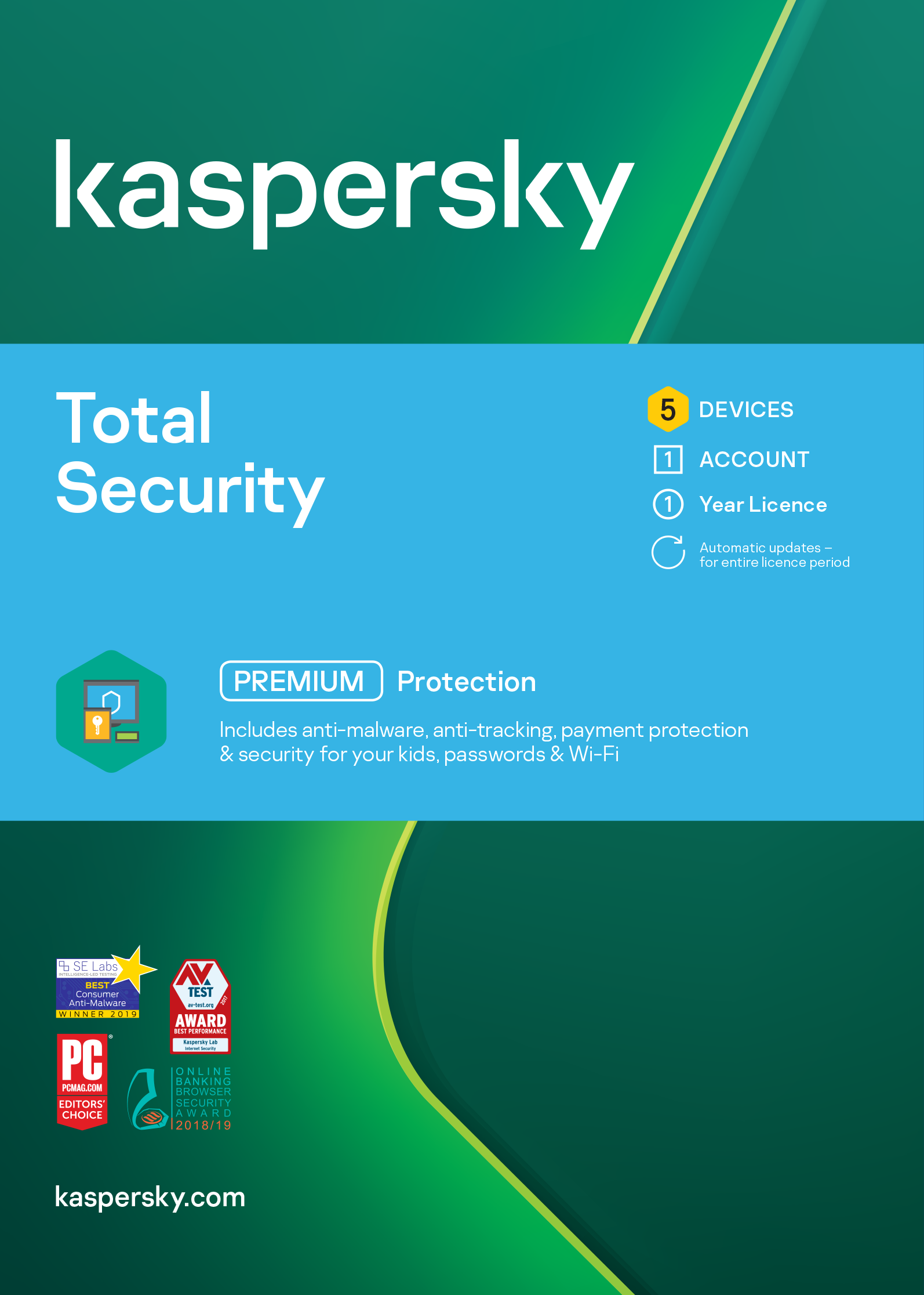 Kaspersky Total Security 5 Geräte