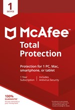 McAfee Total Protection 1 appareil