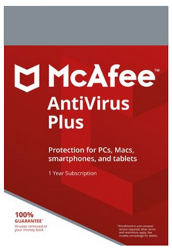 McAfee Antivirus Plus 1 apparaat