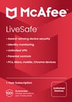 McAfee LiveSafe 25 appareils