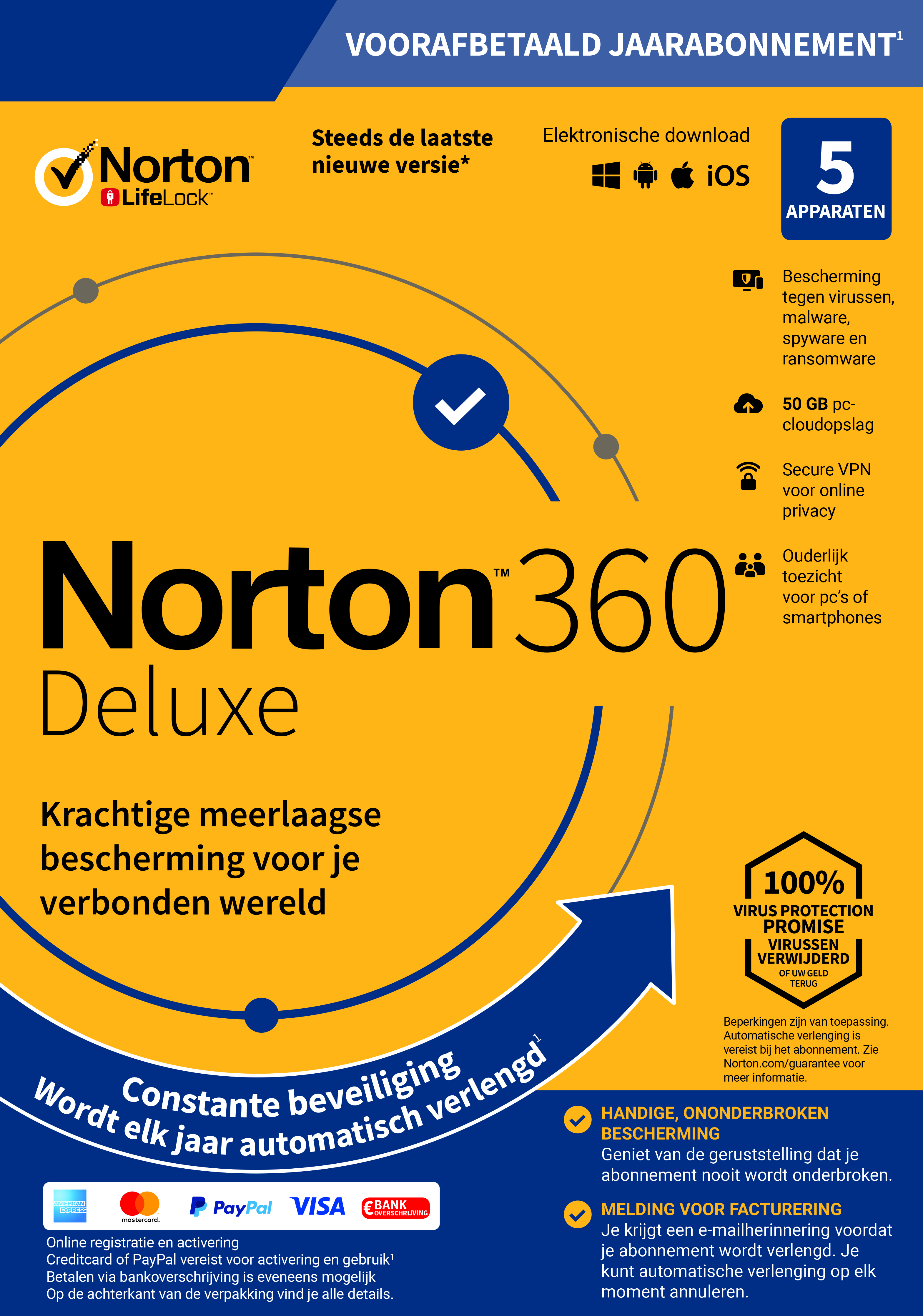 Norton 360 Deluxe 5 apparaten