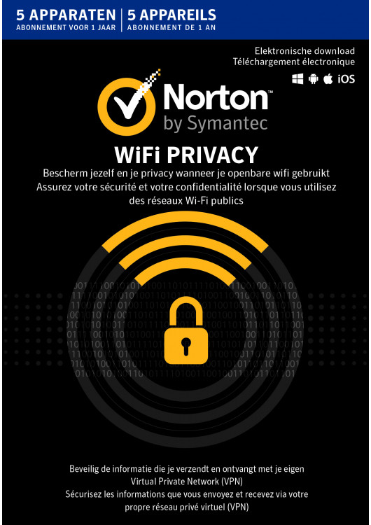 Norton Secure VPN 5 apparaten